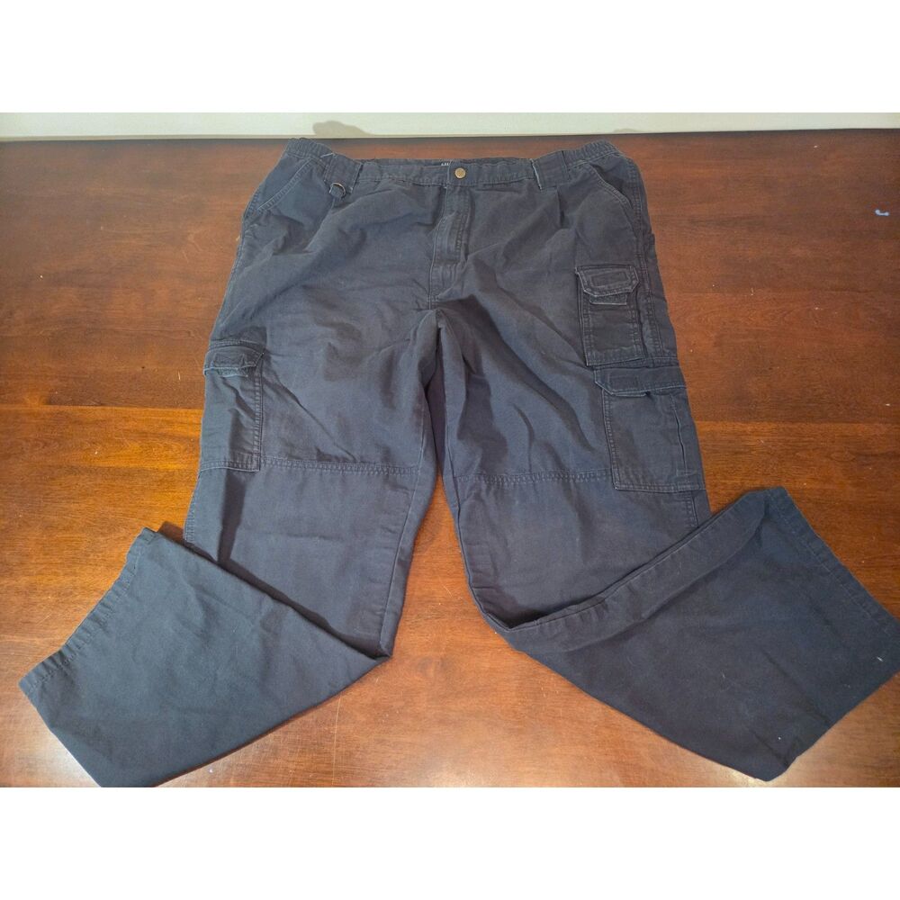 5.11 Tactical Series Cargo Pants Mens 44x32 Black Cotton Work Combat 74251 Big
